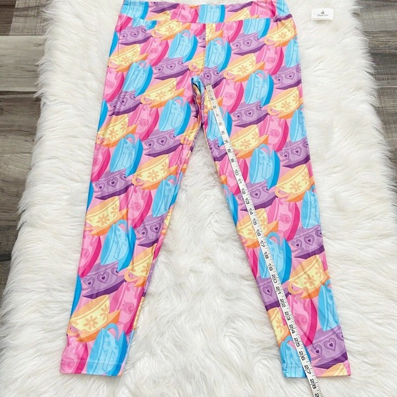 Disney Parks Mad Tea Party Teacup Print Leggings - Picture 5 of 11